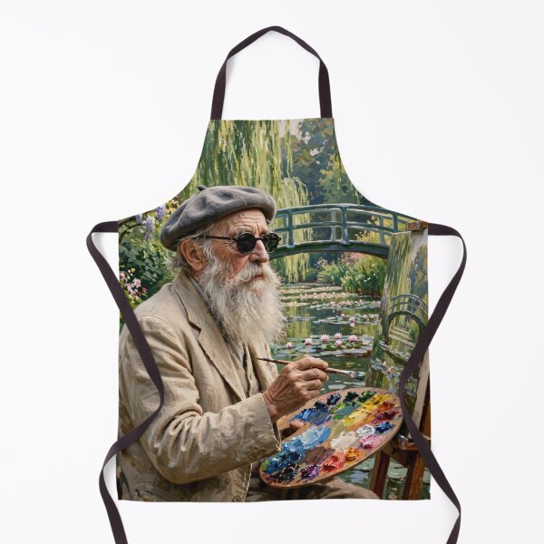 Item preview, Light Hunter - Painter at Water Lily Pond designed and sold by Surviving Monday Club.