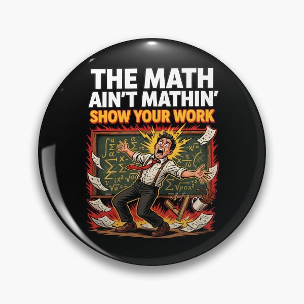Item preview, The Math Ain't Mathin Show Your Work Mathematics Teacher Humor designed and sold by Redgiant87x.