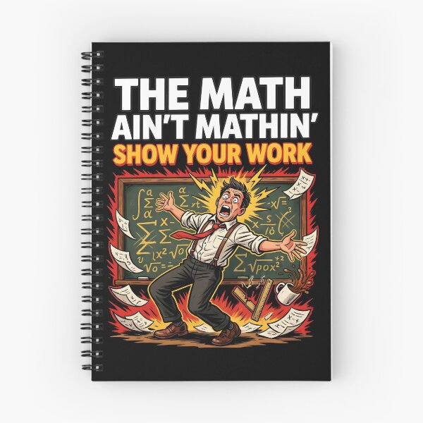 Item preview, The Math Ain't Mathin Show Your Work Mathematics Teacher Humor designed and sold by Redgiant87x.