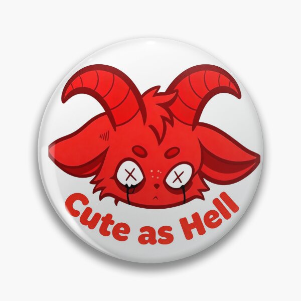Item preview, Cute as Hell designed and sold by Jen-stuffs.