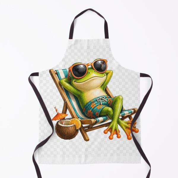 Item preview, chill frog summer designed and sold by TinyWeird.