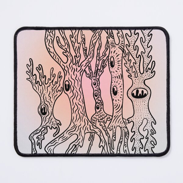Item preview, groovy trees - black line designed and sold by Strataes.