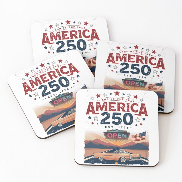 Item preview,  America 250 Route 66 Diner Vintage Convertible Road Trip Shirt v2 designed and sold by DarylWelsh2024.