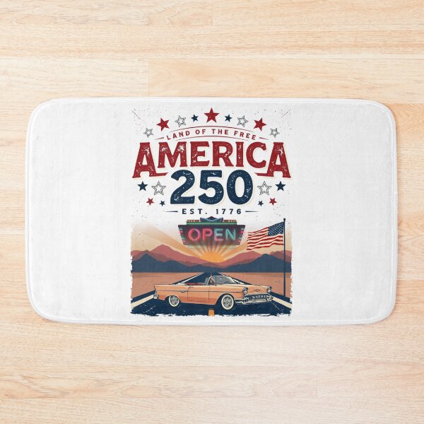 Artikelvorschau, America 250 Route 66 Diner Vintage Convertible Road Trip Shirt v2 entworfen und verkauft von DarylWelsh2024.