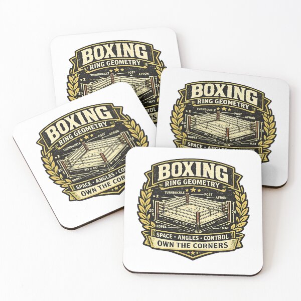 Item preview, Boxing Ring Geometry Own The Corners designed and sold by Rhubarb Bridge Merch.