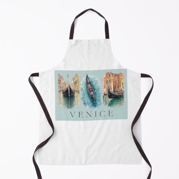 Item preview, Dreamy Venice Gondolas Watercolour Triptych designed and sold by S-and-W-4ever.