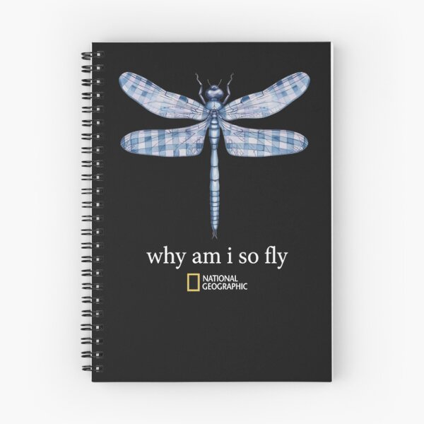 Item preview, National Geographic Dragonfly Why Am I So Fly Vintage Nature Graphic designed and sold by Umbelasyn.