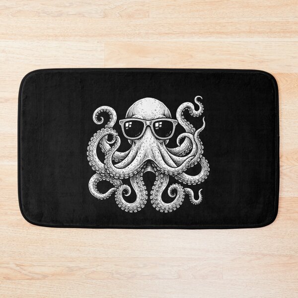 Item preview, Octopus With Sunglasses Marine Animal Ocean Lover designed and sold by Doodleoub.