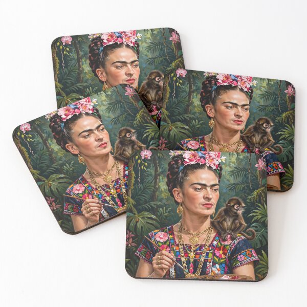 Item preview, Jungle Muse - Flower Crown Artist with Monkey designed and sold by Surviving Monday Club.