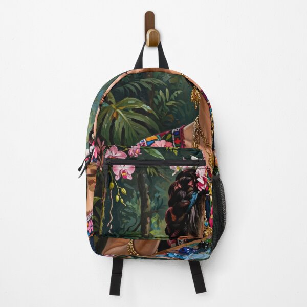 Item preview, Jungle Muse - Flower Crown Artist with Monkey designed and sold by Surviving Monday Club.