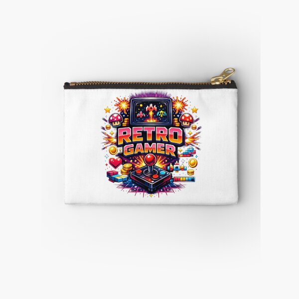 Item preview, Retro Gamer Arcade Joystick Neon Gaming Nostalgia Design. designed and sold by The-T-In-Retro.