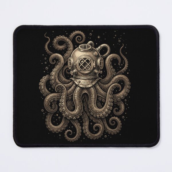 Item preview, Octopus Diving Helmet Deep Sea Explorer designed and sold by Doodleoub.