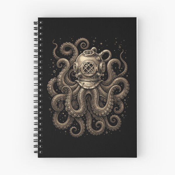 Item preview, Octopus Diving Helmet Deep Sea Explorer designed and sold by Doodleoub.