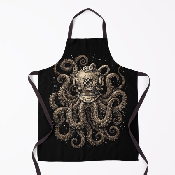 Item preview, Octopus Diving Helmet Deep Sea Explorer designed and sold by Doodleoub.