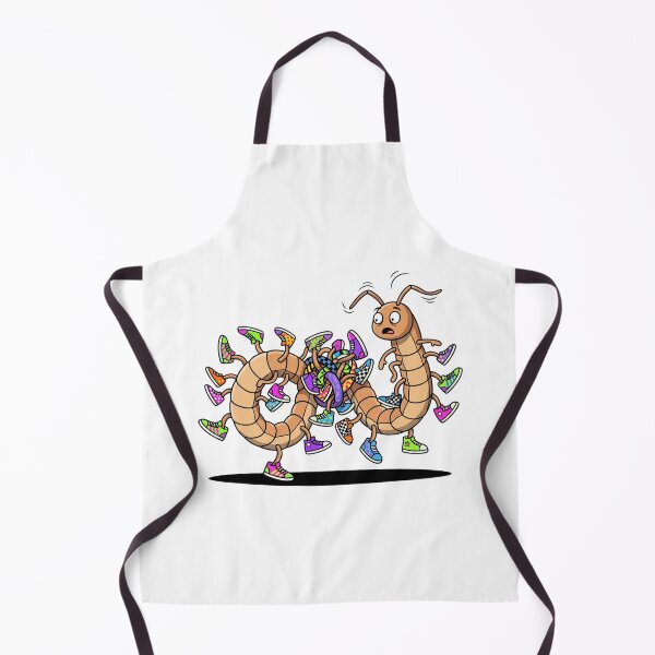 Item preview, Clumsy Tangled Centipede Wearing Colorful Sneakers designed and sold by Rare By Hero.