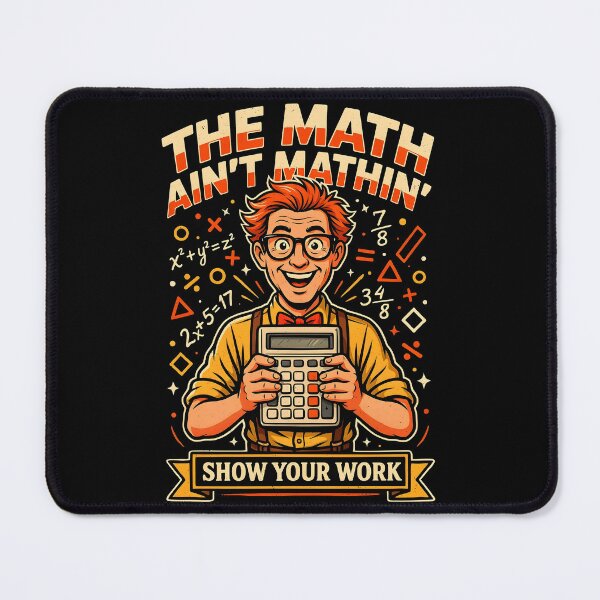Item preview, The Math Ain't Mathin Show Your Work Math Student Humor designed and sold by Redgiant87x.