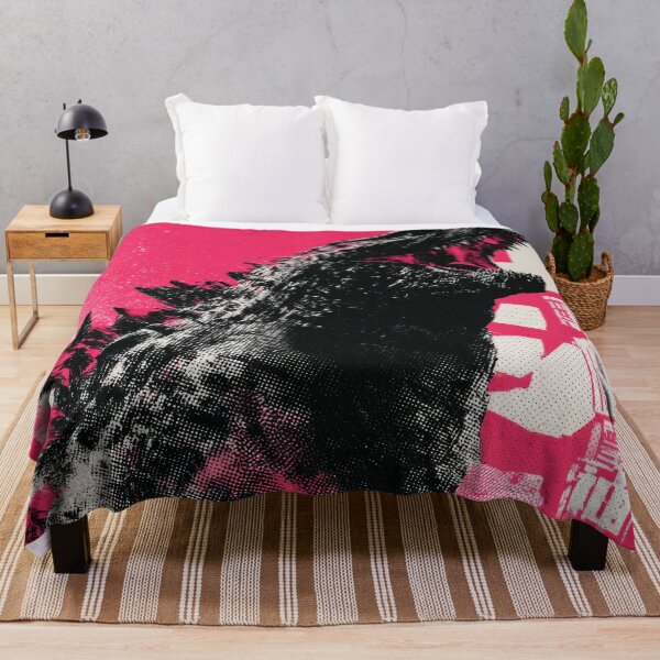 Item preview, Kaiju Monster Duotone Pink designed and sold by AnimeArsenalPrints.