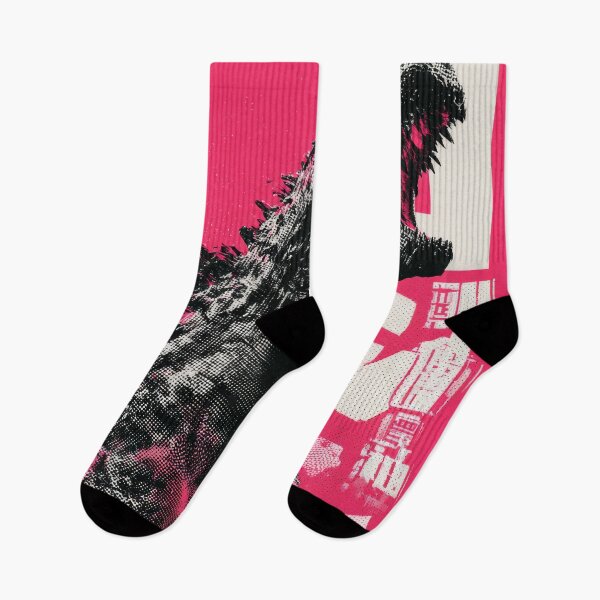 Item preview, Kaiju Monster Duotone Pink  designed and sold by AnimeArsenalPrints.