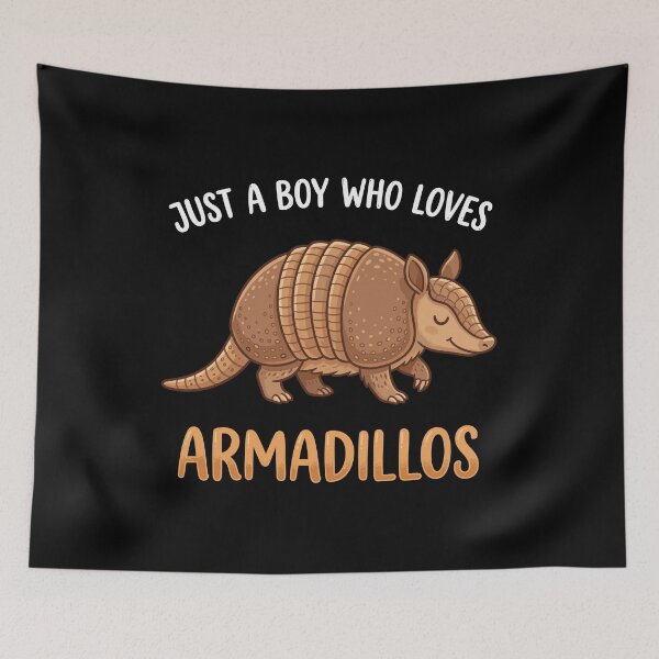Item preview, Just A Boy Who Loves Armadillos Animal Lover Son Wildlife designed and sold by Doodleoub.