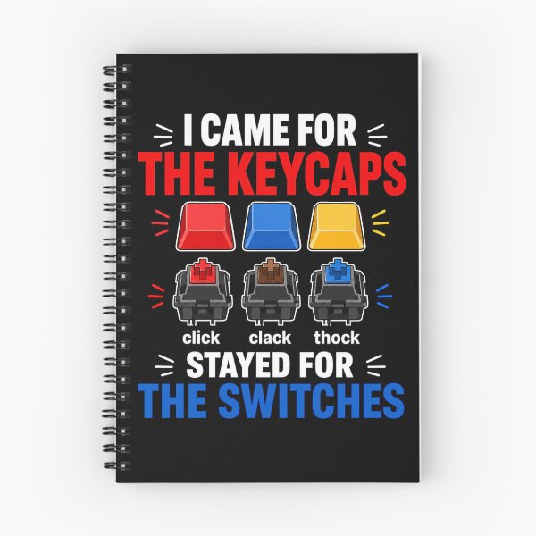 Item preview, Keycaps And Keyboard Switches Humor designed and sold by DreamLayerStudio.