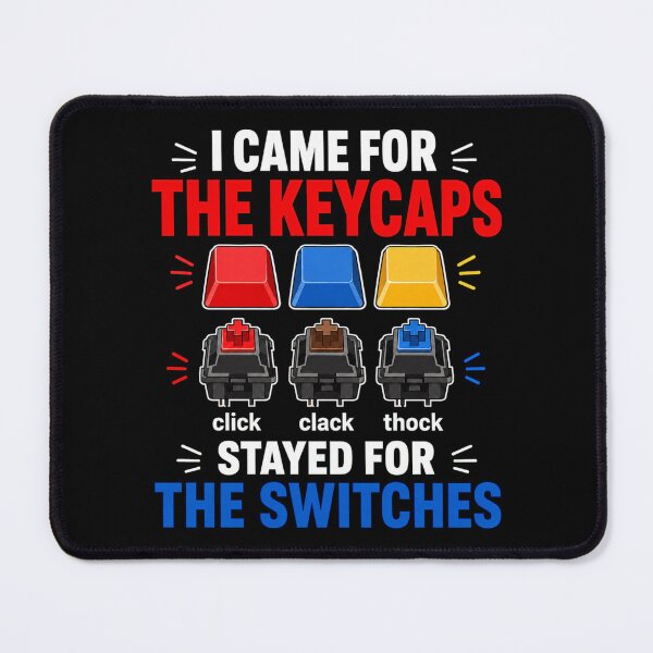 Item preview, Keycaps And Keyboard Switches Humor designed and sold by DreamLayerStudio.
