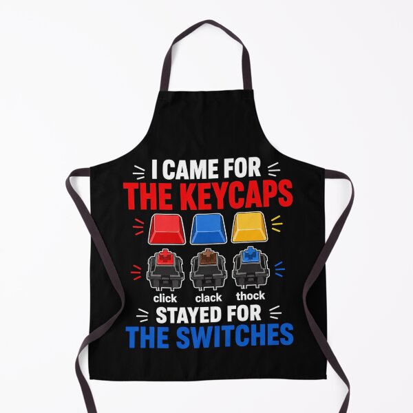 Item preview, Keycaps And Keyboard Switches Humor designed and sold by DreamLayerStudio.