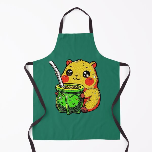 Item preview, Chibi Capybara with Large Mate | Kawaii Yerba Mate Design designed and sold by AstronautMerch.