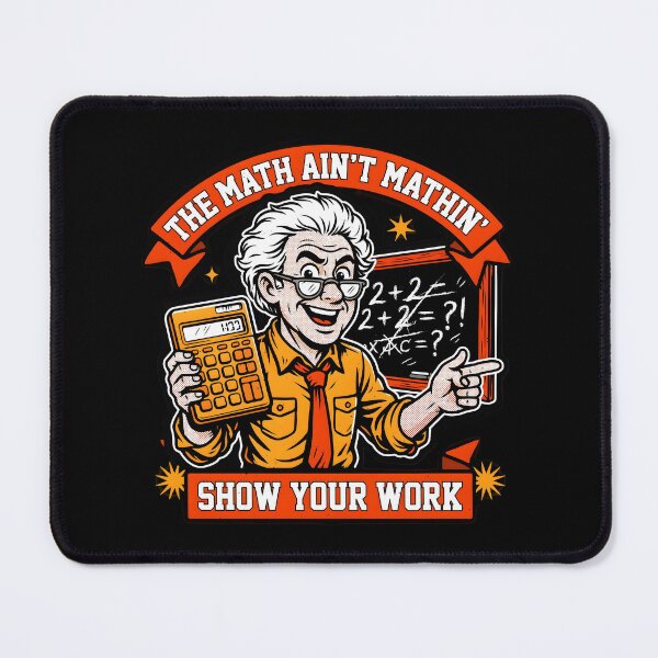 Item preview, The Math Ain't Mathin Show Your Work Math Teacher Joke designed and sold by Redgiant87x.
