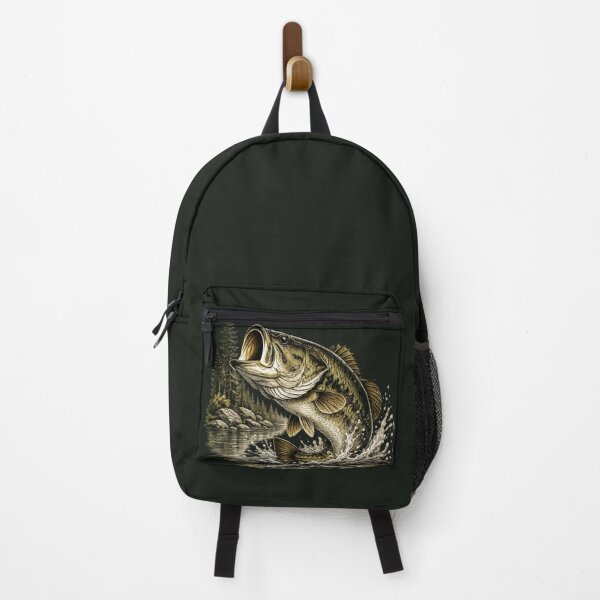 Item preview, Vintage Largemouth Bass – Premium Freshwater Fishing Illustration designed and sold by Northbound Trail.