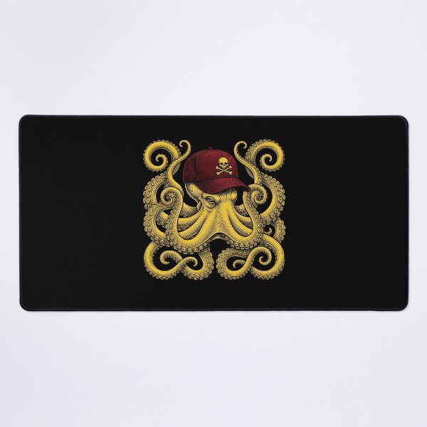 Item preview, Pirate Octopus Skull Baseball Cap Marine Animal designed and sold by Doodleoub.
