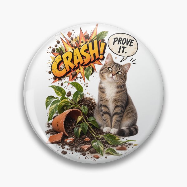 Item preview, Cat Did It – Prove It Funny Comic Cat designed and sold by Golden Era Studio.