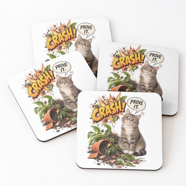 Item preview, Cat Did It – Prove It Funny Comic Cat designed and sold by Golden Era Studio.