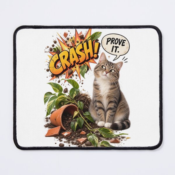 Item preview, Cat Did It – Prove It Funny Comic Cat designed and sold by Golden Era Studio.