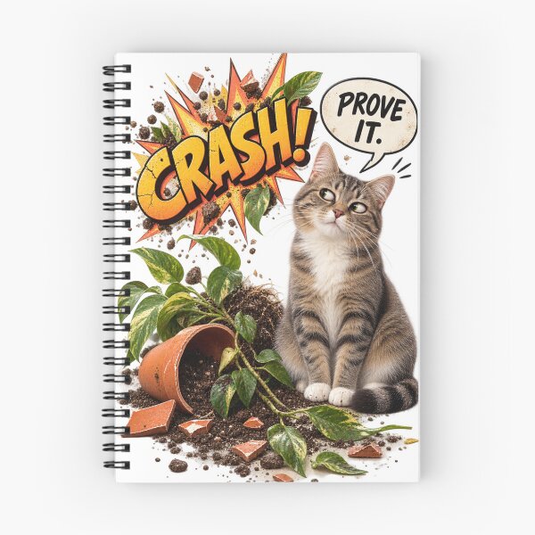 Item preview, Cat Did It – Prove It Funny Comic Cat designed and sold by Golden Era Studio.