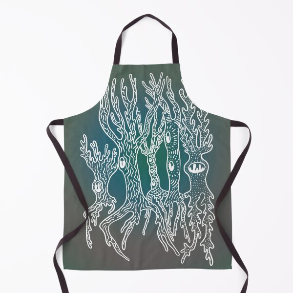 Item preview, groovy trees - white line designed and sold by Strataes.