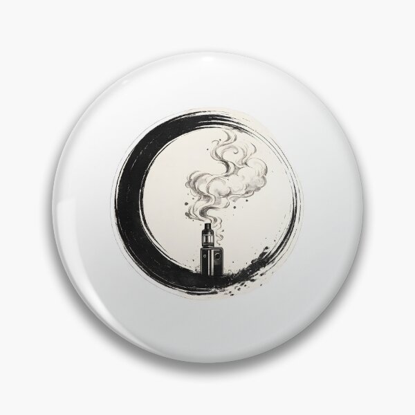 Item preview, Zen Clouds – Minimalist Japanese Vape Ink Art designed and sold by House of Taste Vape Designs.