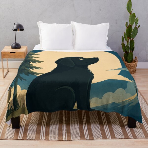 Item preview, Labrador Under the Moon – Serene Night designed and sold by Goodthingstree.