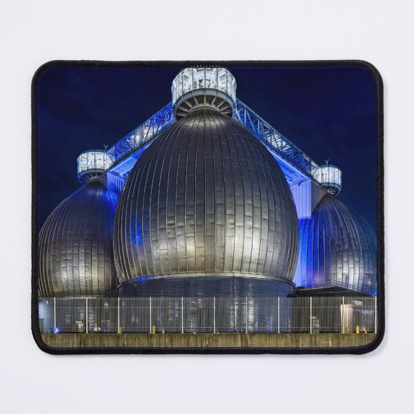 Item preview, Geometric Industrial Architecture at Night designed and sold by Gerard Fornarotto.