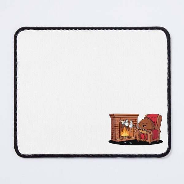 Item preview, Cute Chestnut Roasting Snowmen By Fireplace designed and sold by Rare By Hero.