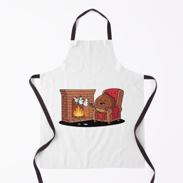 Item preview, Cute Chestnut Roasting Snowmen By Fireplace designed and sold by Rare By Hero.