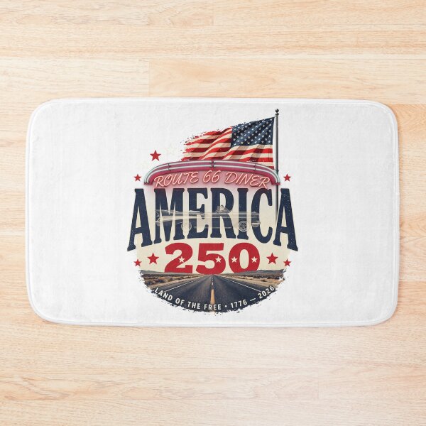 Artikelvorschau, America 250 Route 66 Diner Vintage Convertible Road Trip Shirt v3 entworfen und verkauft von DarylWelsh2024.