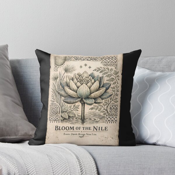 Item preview, Bloom of the Nile | Sacred Lotus | Ancient Africa Collection designed and sold by 'VARI'.