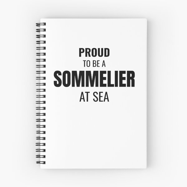 Item preview, Proud to be a Sommelier at Sea (Black) designed and sold by ShipCrewNation.