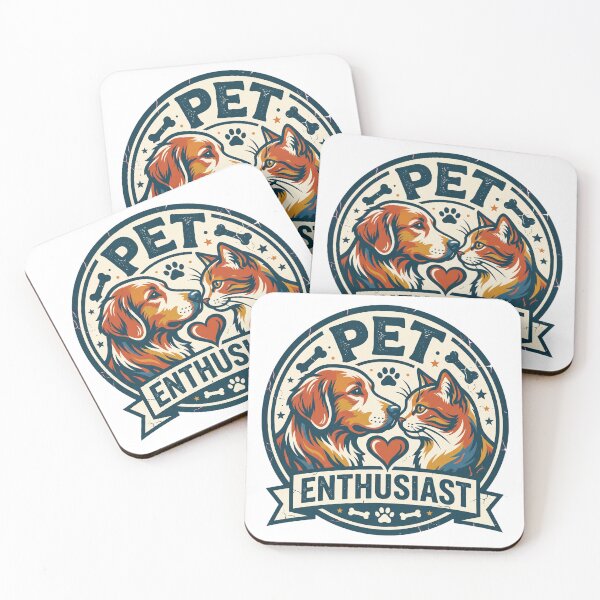 Item preview, Vintage Pet Enthusiast Emblem with Dog and Cat designed and sold by maplesoulkiller.