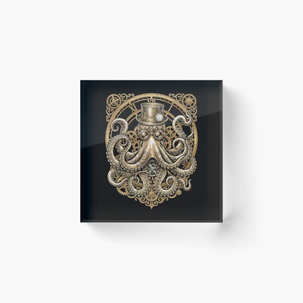 Item preview, Steampunk Octopus Fantasy Lover designed and sold by Doodleoub.