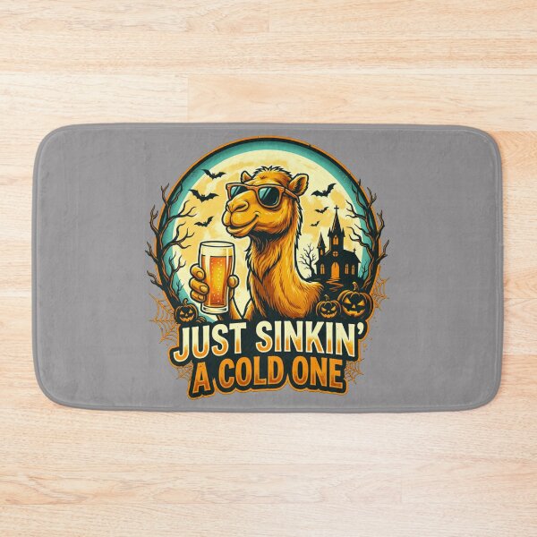 Item preview, Camel Lover's Halloween Beer – Just Sinkin' a Cold One – Funny Beer T-Shirt designed and sold by Grang Art Artistic Designs.
