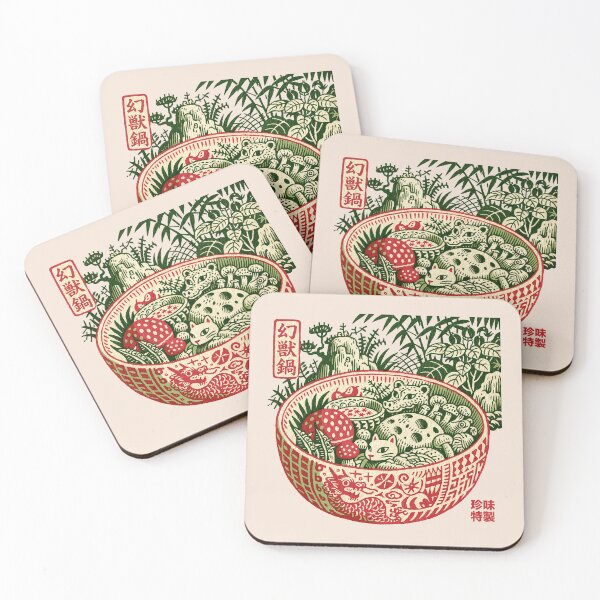 Item preview, Mystical Dragon Hotpot Forest Mushroom Feast designed and sold by EdvvinStudios.