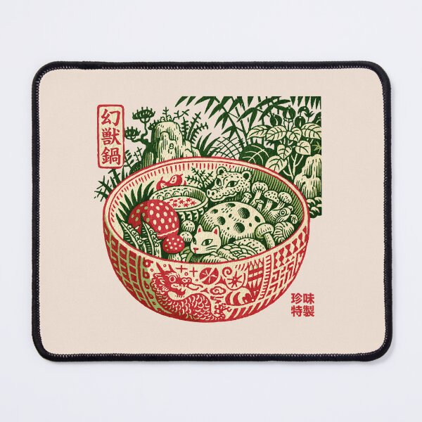 Item preview, Mystical Dragon Hotpot Forest Mushroom Feast designed and sold by EdvvinStudios.