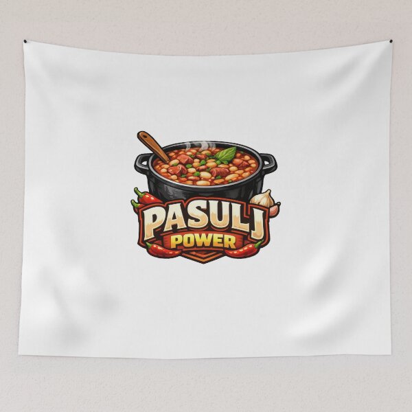 Item preview, Pasulj Power Typography Balkan Food designed and sold by OfficialBalkan.