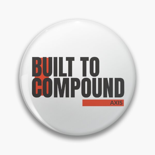 Item preview, Built to Compound – Trading & Investment Mindset Typography Design for Traders, Investors & Entrepreneurs designed and sold by AXIS-EQUILIBRIO.